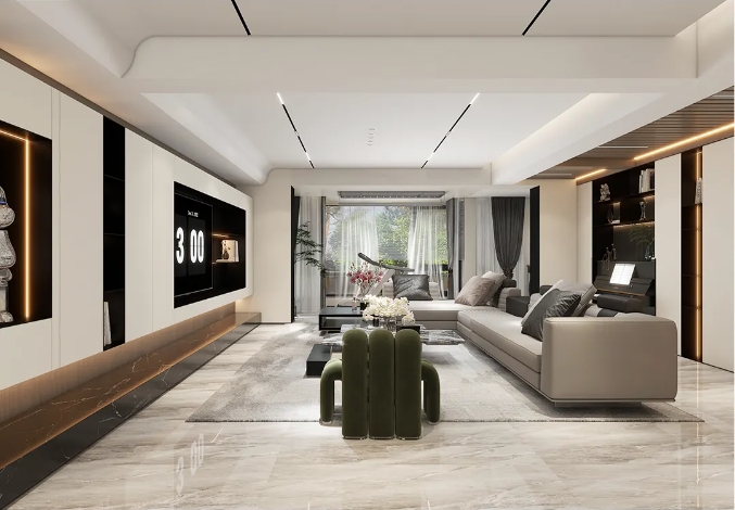 意式極簡丨拒絕過度裝修，173㎡住出大平層的高級舒適感