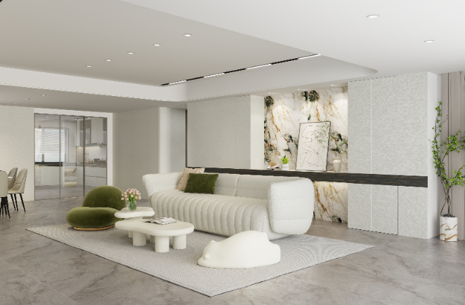 簡奢大宅丨黑白灰+大理石構築更純粹的高級氣場，重塑精英生活